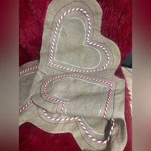 Cynthia Rowley Burlap Fabric with Black Label